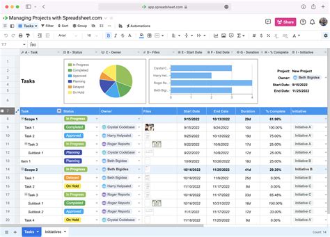 A Spreadsheet Showing The Number And Type Of Tasks Hot Sex Picture