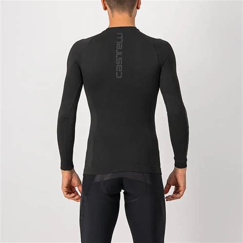 Castelli Core Seamless Thermoshirt Lange Mouwen Zwart Heren