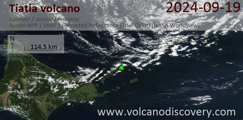 Latest satellite images of Tiatia volcano | VolcanoDiscovery