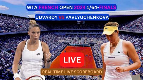 Anastasia Pavlyuchenkova Vs Panna Udvardy LIVE Score UPDATE Tennis 2024