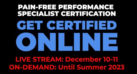 Ppsc Online Ppsc Pain Free Performance Certification