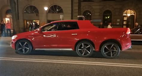 Nobody Asked For This Bizarre Six Wheeled Volvo Xc60 Pickup But We’re Not Complaining Carscoops