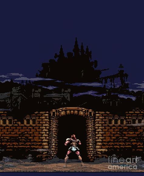 Super Castlevania IV Intro Painting by Harris Harrison | Pixels