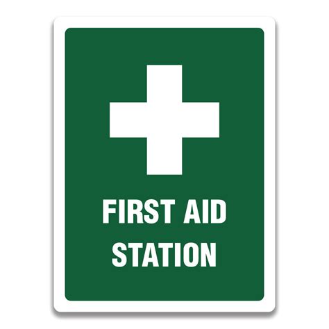 First Aid Station Sign Safety Sign And Label