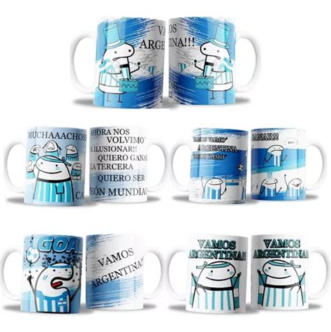 Plantillas Sublimar Para Tazas Argentina Flork Mundial Qatar En Venta