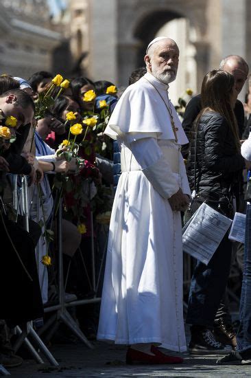 John Malkovich Wears Papal Vestments During Editorial Stock Photo