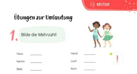 Umlaute Und Zwielaute Bungen Aushang Selbstlaut Mitlaut Und Umlaut