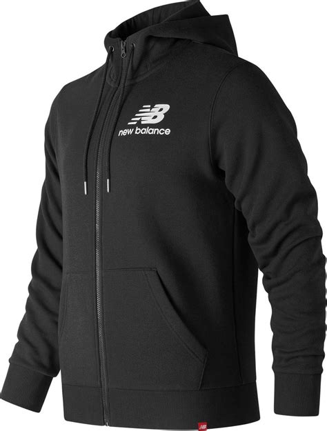 New Balance Essentials Brushed Jacket Sportjas Heren Black