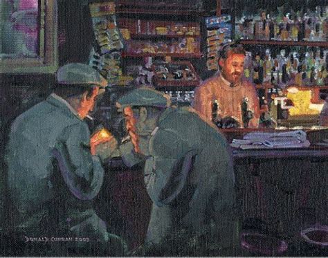 Color Print Of Oil Painting Dark Pub Ireland Etsy Painting Pub