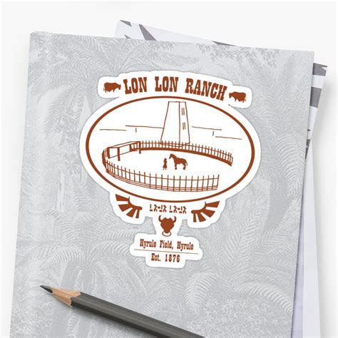 Lon Lon Ranch Sticker By Grevls Redbubble