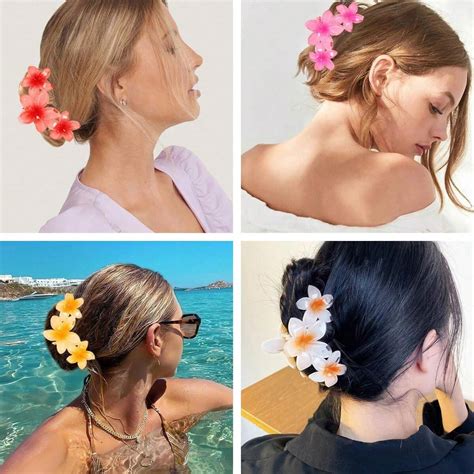 Pinzas Para El Cabello De Flores Lindas Pinzas Para Elcabello