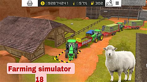 Farming Simulator 18 Sheep Feeding Complete Process Fs18 Gameplay