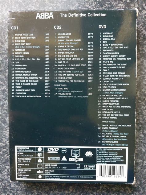 Abba - The Definitive Collection [2CD DVD] Gold Greatest Hits (2004