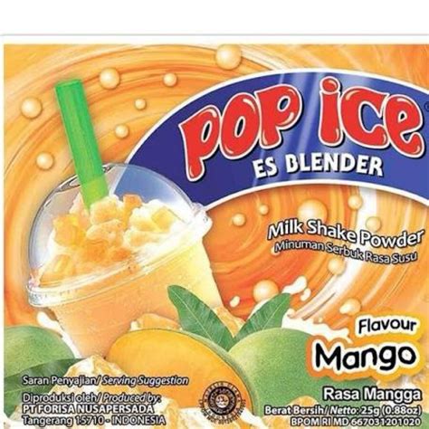 Jual POP ICE Blender Aneka Rasa 1 RENCENG Isi 10pcs X 25gr Shopee