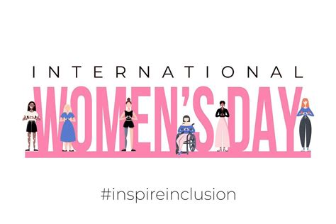 International Womens Day Poster Banner Inspire Inclusion