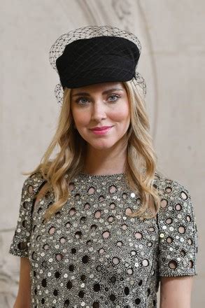 Chiara Ferragni Attends Christian Dior Haute Editorial Stock Photo