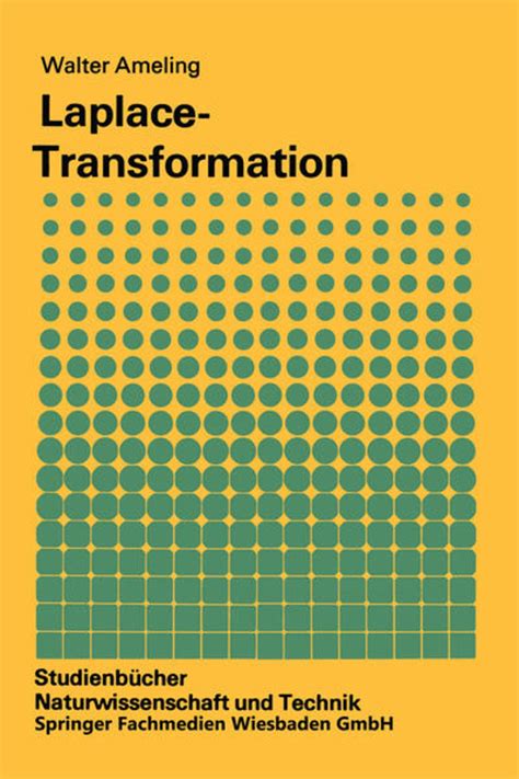 Laplace Transformation Von Walter Ameling Buch