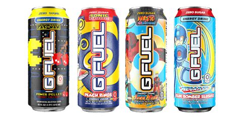 G Fuel Energy Drink 4 Flavor Variety Pack 16 Fl Oz 12 Pack Energy And Fitness Drinks