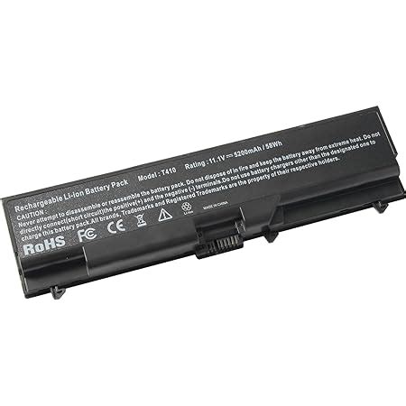 ARyee 5200mAh 11 1V T510 Batería para Lenovo IBM Thinkpad Sl410 Sl510