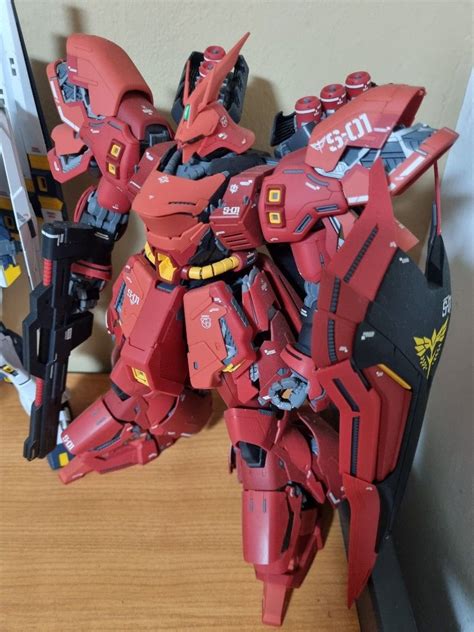 Bandai Mg Nu Gundam And Sazabi Master Grade Ver Ka Hobbies Toys