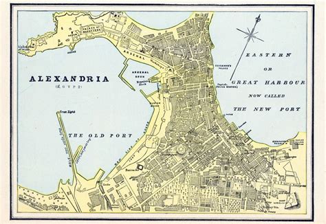 Old Map Of Alexandria Egypt Old Map Vintage Map Old Map The Best Porn