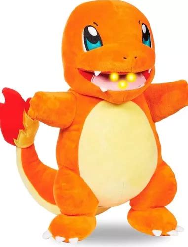 Peluche Pokemon Charmander Luces Y Sonidos 10 Pulgadas Envío gratis