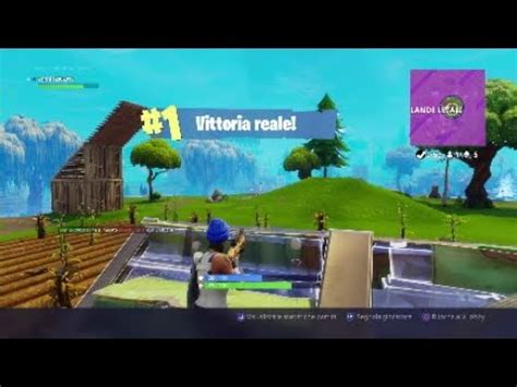 La Mia Prima Vittoria Reale Su In Singolo Fortnite Youtube