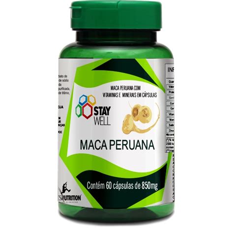 Comprar Maca Peruana 60 Capsulas De 850mg SportsNutrition