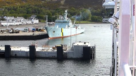 Caledonian Macbrayne Mv Loch Seaforth Arriving At Ullapool Ferry