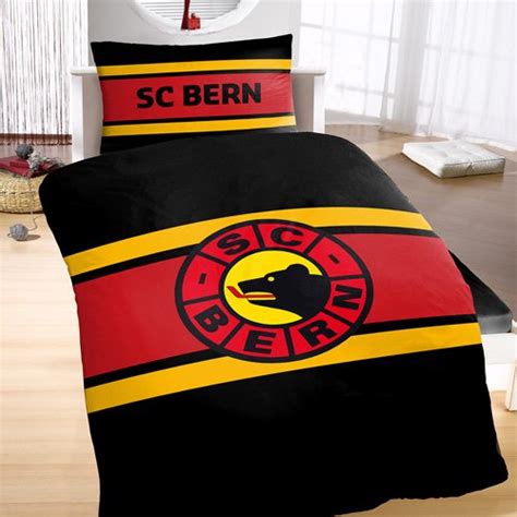 Scb Shop Artikeldetail Bettanzug Sc Bern Logo Baumwolle 652548000