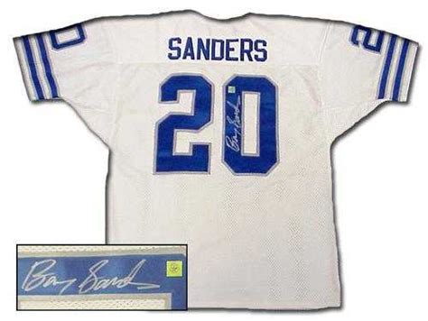 Barry Sanders autographed Jersey (Detroit Lions) WHITE