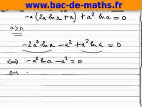 Résoudre une équation avec un logarithme YouTube