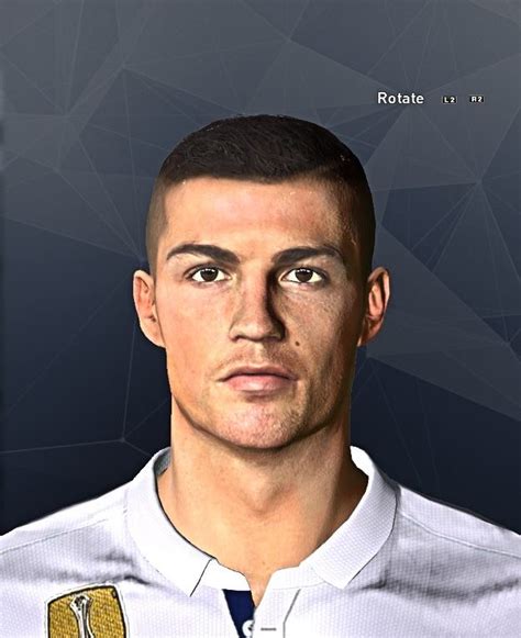 Pes Modif PES 2017 Cristiano Ronaldo Update Face By LR7 Face