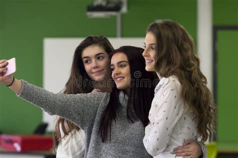 Selfie With Teacher Stock Photo Image Of Photographing 114028776