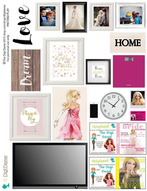 Free Printables For Barbie Dollhouse