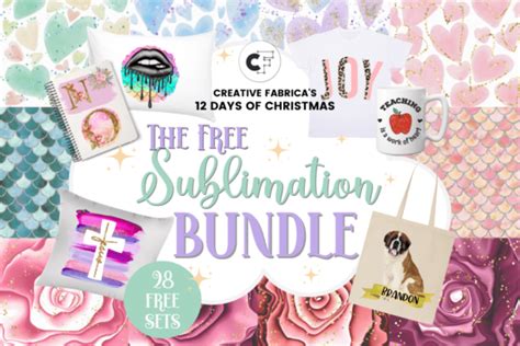 The Free Sublimation Design Bundle Bundle · Creative Fabrica