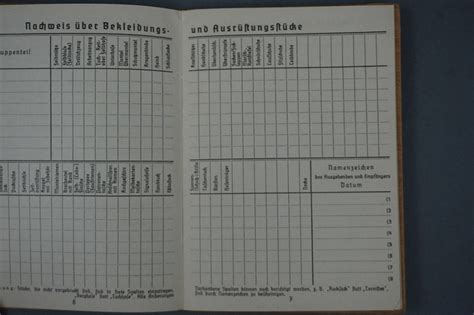 Unissued Original German Wwii Heer Soldbuch