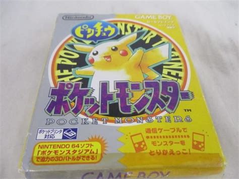 【傷や汚れあり】【同梱可】中古品 ゲームボーイ Gb ソフト ポケットモンスター ピカチュウ 箱・説明書付き 箱難有の落札情報詳細