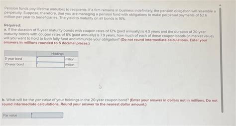 Solved Pension Funds Pay Lifetime Annuities To Reciplents Chegg