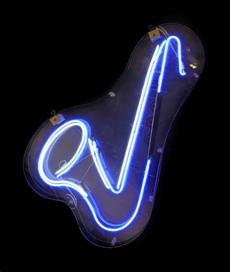 Lot 309 - NEON SAXOPHONE,