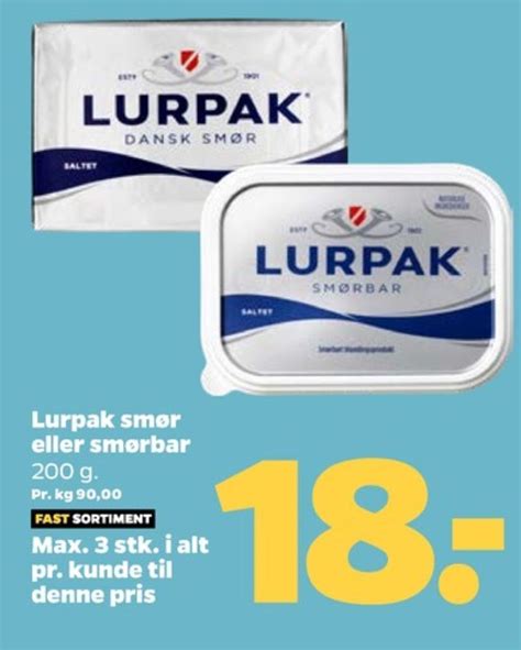 Lurpak Sm R Saltet Tilbud Hos Netto