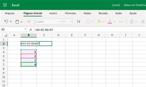 Como Subtrair No Excel