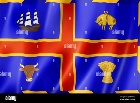 Adelaide city flag, Australia Stock Photo - Alamy