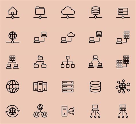 25 Free Vector Network Icons (Ai)