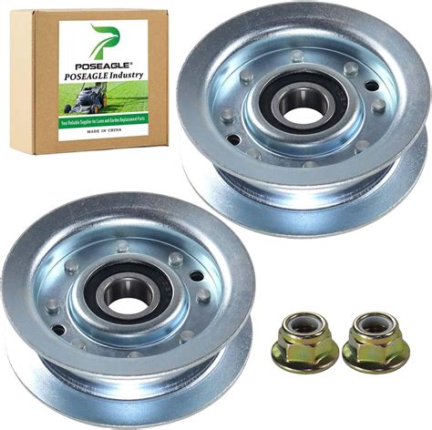 Poseagle 2 Pack Gy22172 Idler Pulley John Deere Replaces John Deere Gy22172 Pulley