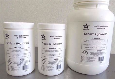 Sodium Hydroxide Caustic Soda Lye Beads Fcc Food Grade Pure Products Liquid Soap Making