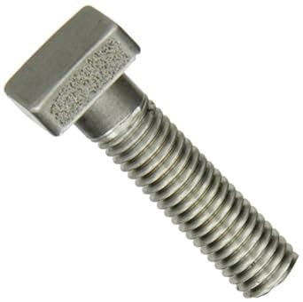 Stainless Steel T Bolt Square Head Threads Inch Made In Us T