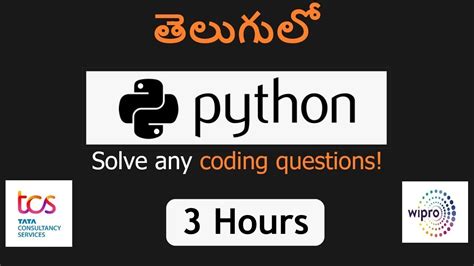 Python Course In Telugu Python In Telugu Youtube