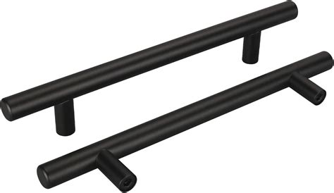 Homdiy Black Drawer Pulls Inch Cabinet Pulls Pack Hd Bk Black