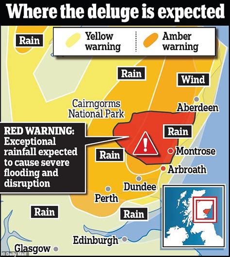 Entire Scottish Town Is Evacuated As Britain Braces For Storm Babet